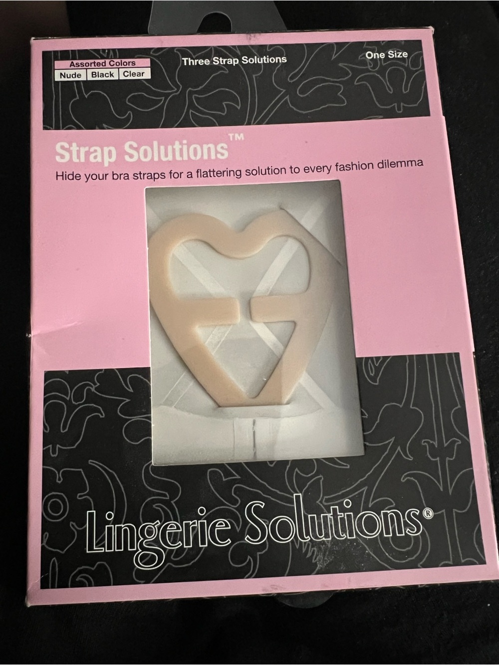 Strap / Lingerie Solutions Hide your Bra Straps Set of 3 One Size NIP